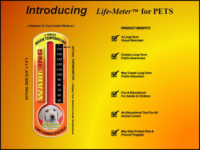 INTRODUCING LIFE-METER FOR PETS