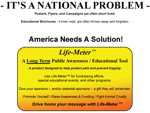 INTRODUCTION TO LIFE-METER FOR PETS